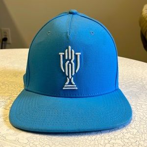 Jordan Trophy Room Logo Blue Jumpman Hat Snapback Cap University Blue